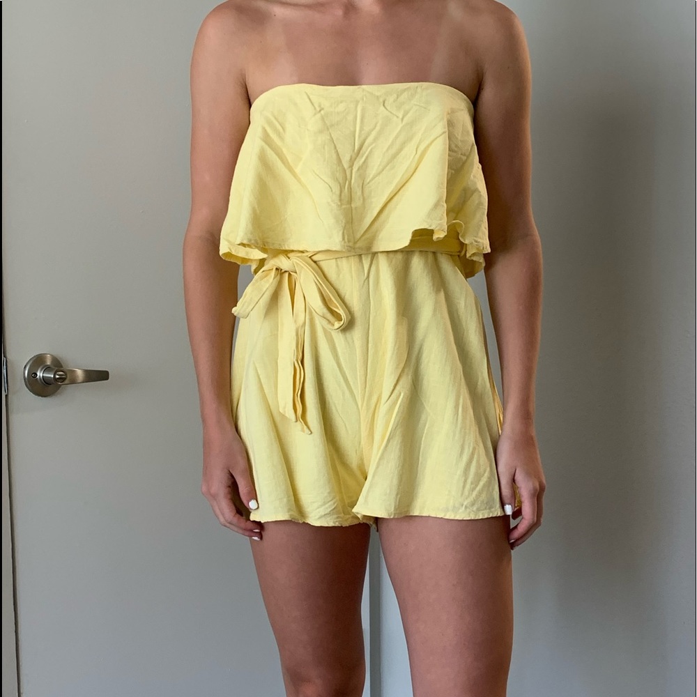 Yellow romper